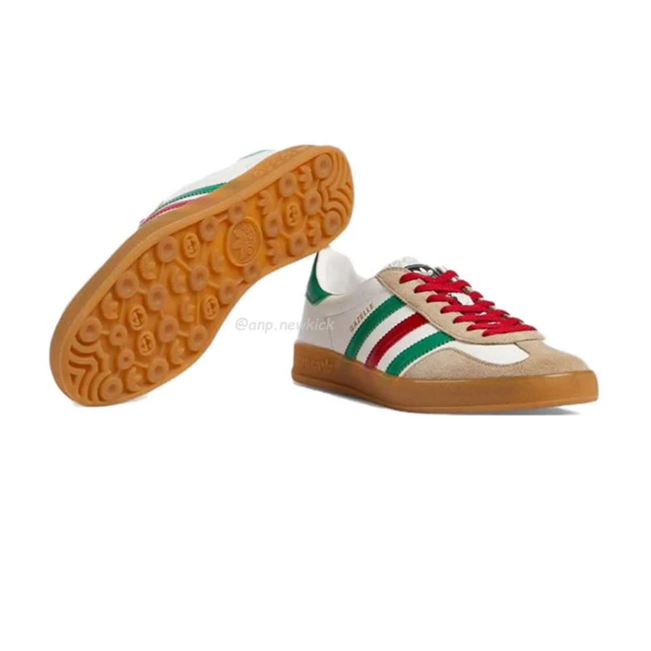 Adidas X Gucci Gazelle White Green Red 726487 Aaa43 9547 (14) - newkick.app